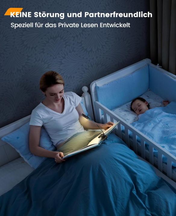 Glocusent Leselampe – Präzises Licht, maximale Flexibilität